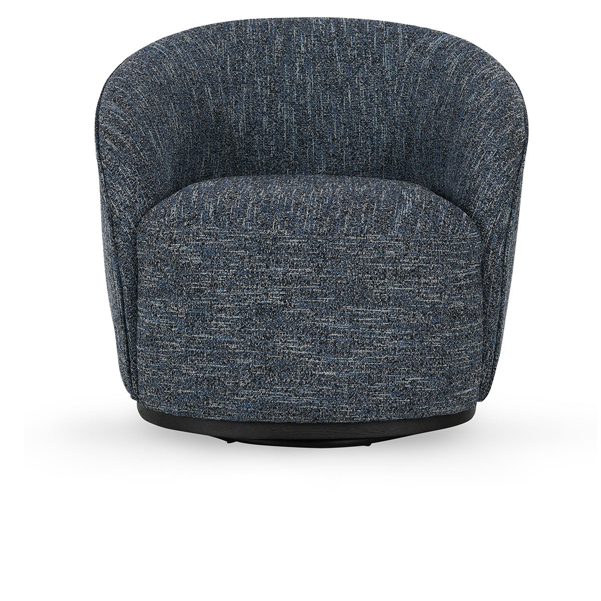 Andrea Blue Swivel Accent Chair - Ornate Home