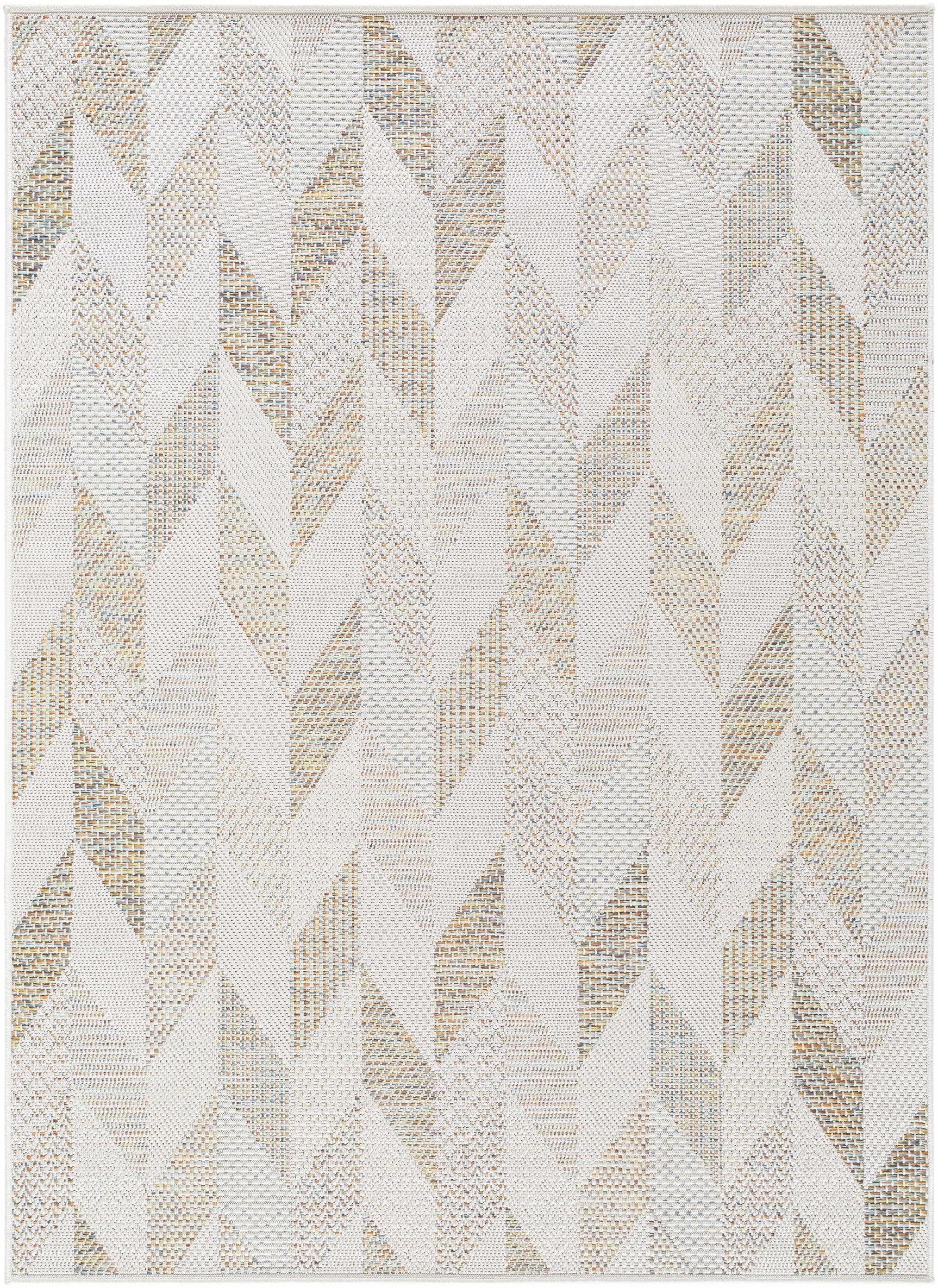 Andrea Ivory Outdoor Area Rug - Ornate Home