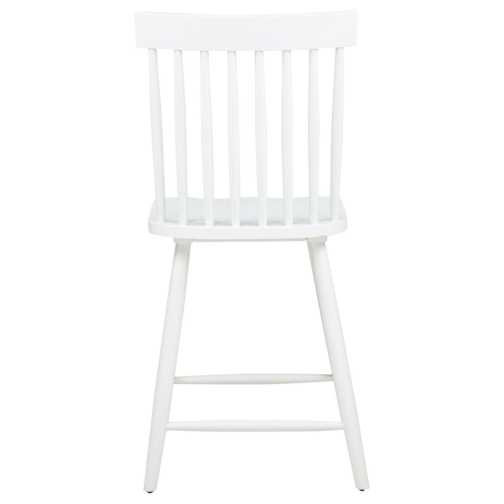 Andrews White Windsor Counter Height Dining Side Chair (Set of 2) - Ornate Home