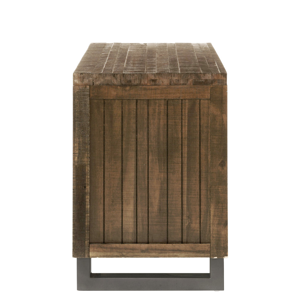 Andria Reclaimed Oak Nightstand - Ornate Home
