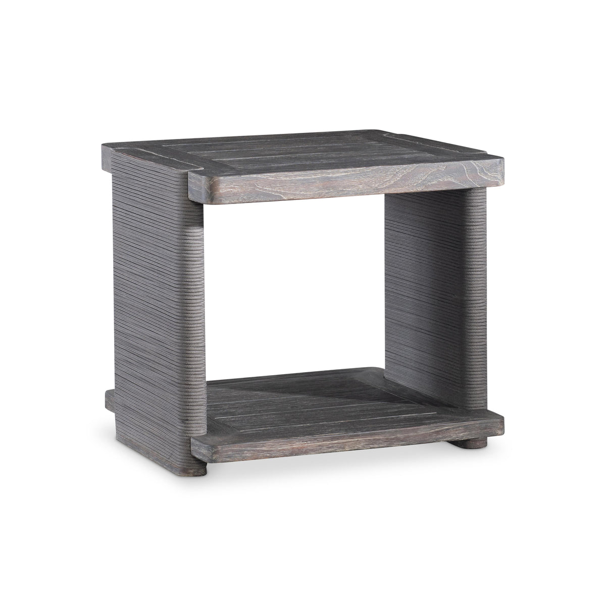 Andros Smoked Truffle Outdoor Outdoor Side Table - Ornate Home