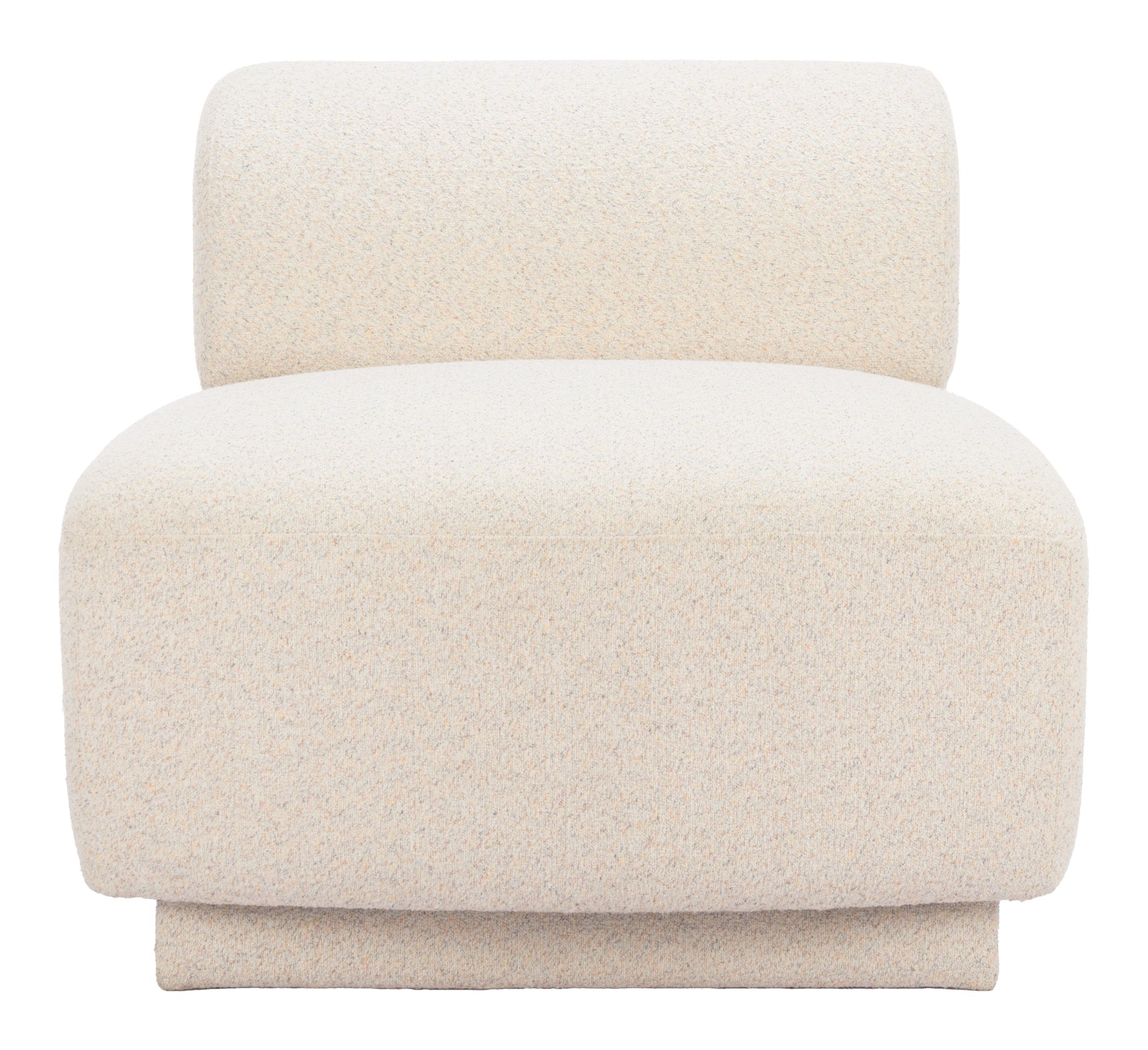 Anese Multigrain Beige Accent Chair - Ornate Home