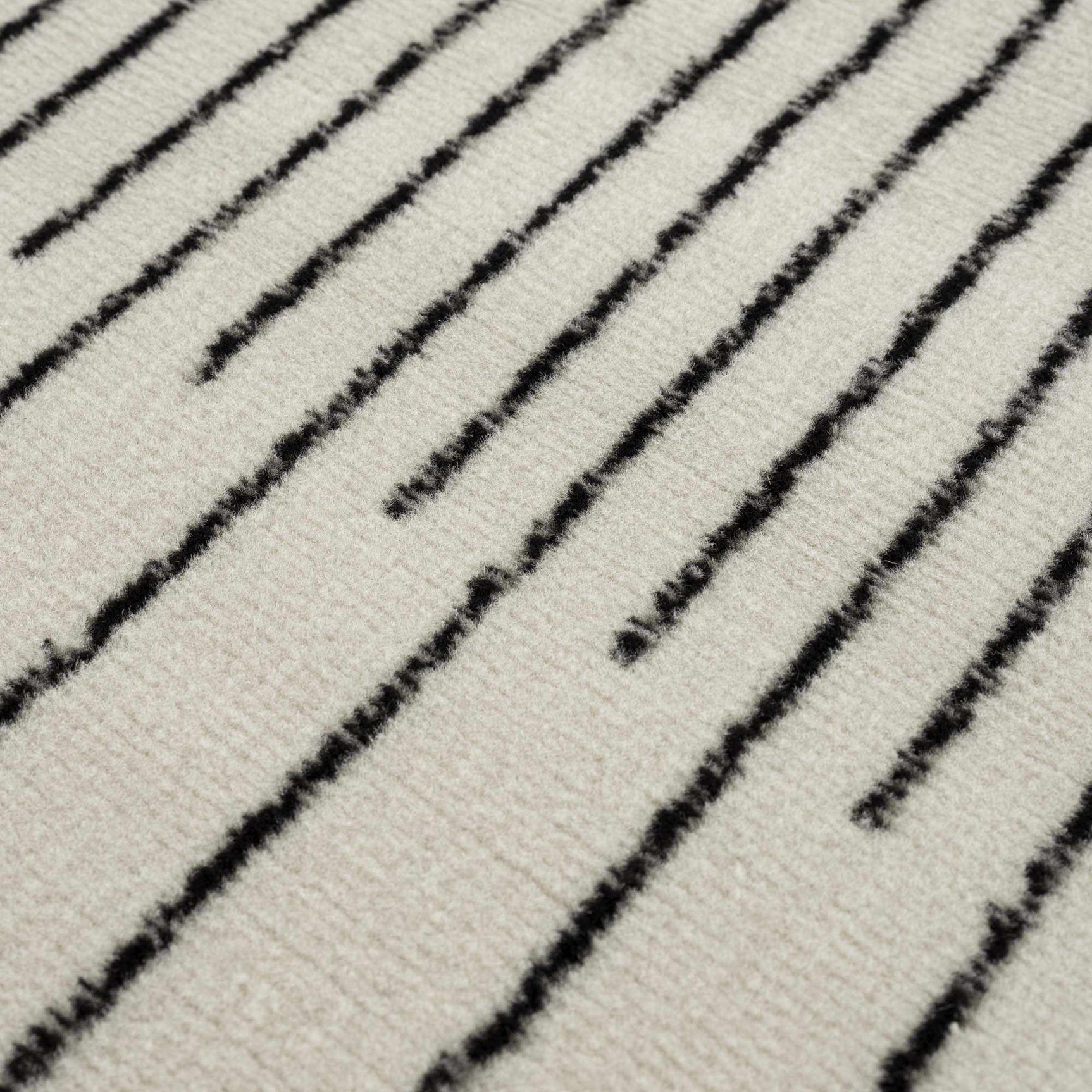 Angus Black&White Geometric Area Rug - Ornate Home