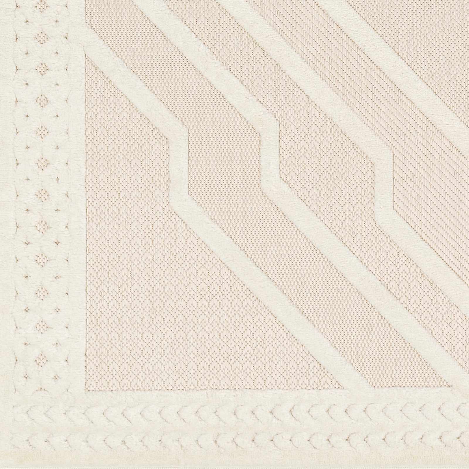 Anja Cream Outdoor Rug - Clearance - Ornate Home