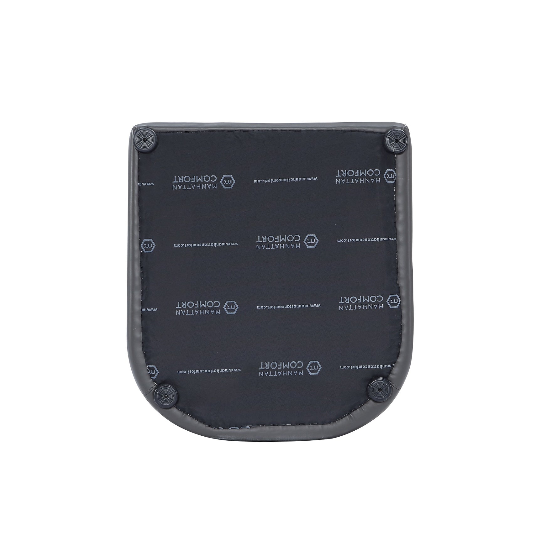 Anna Round Faux Leather Dining Armchair in Pewter - Ornate Home