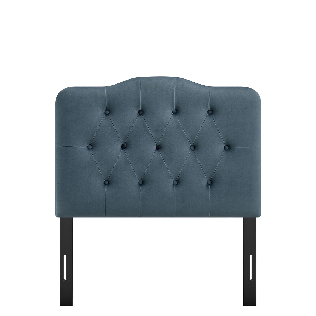 Annabel Cadet Blue Stain-Resistant Performance Velvet Twin Headboard - Ornate Home