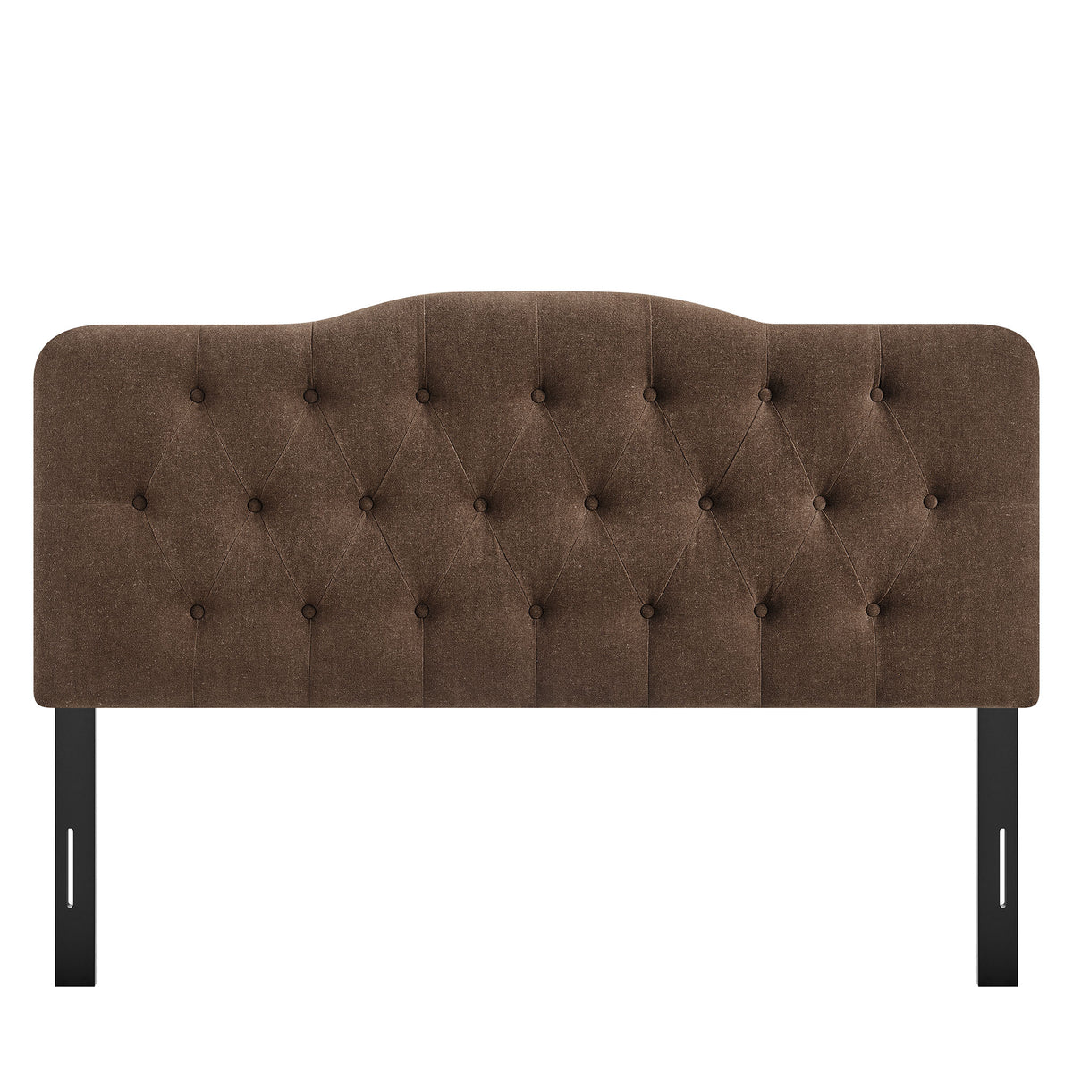 Annabel Cocoa Premium Linen Blend Queen Headboard - Ornate Home