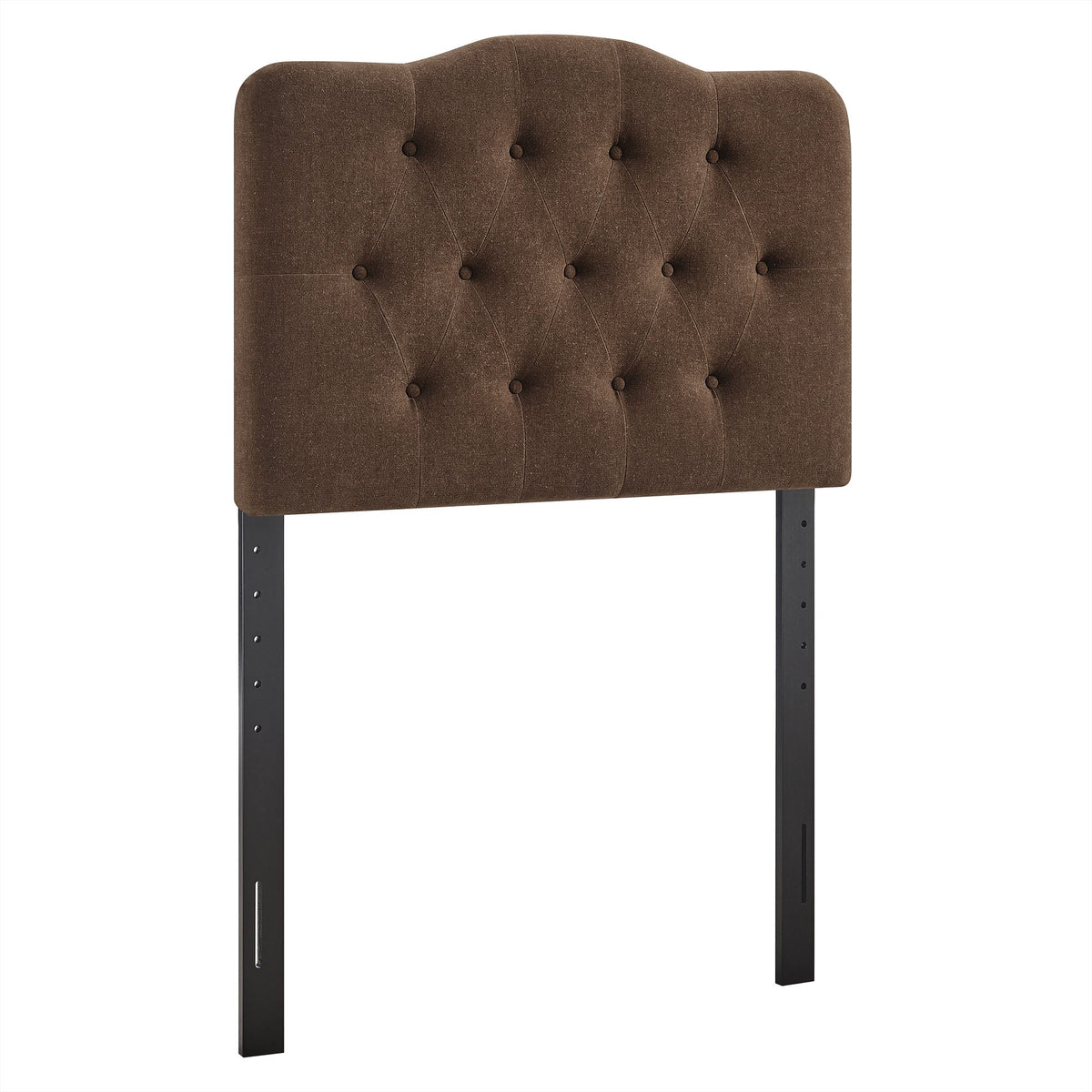 Annabel Cocoa Premium Linen Blend Twin Headboard - Ornate Home