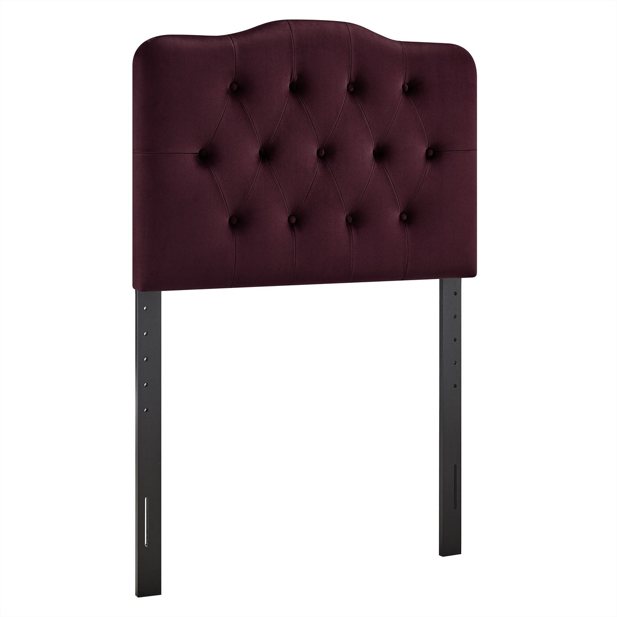 Annabel Mulberry Stain-Resistant Performance Velvet Twin Headboard - Ornate Home