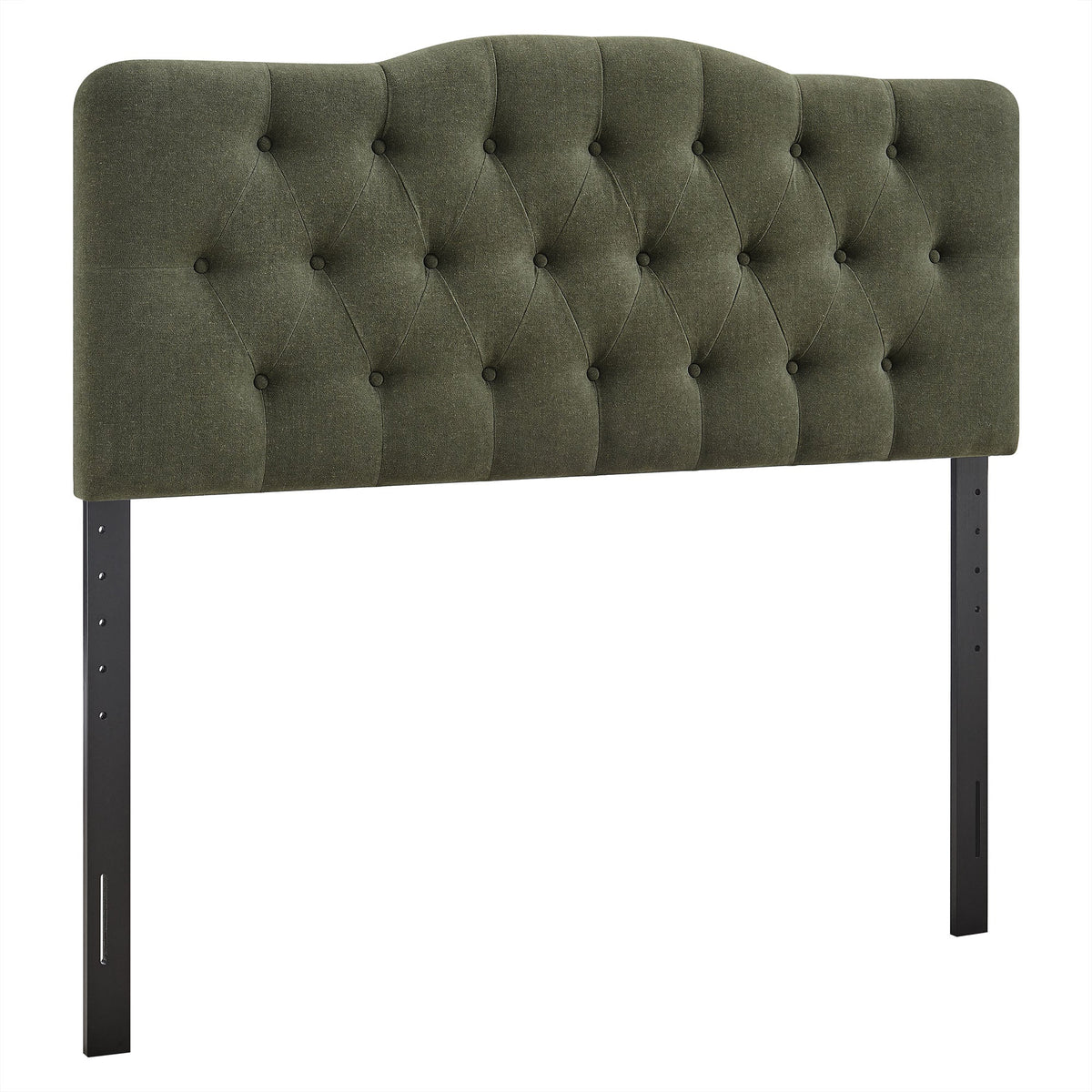 Annabel Sage Premium Linen Blend Full Headboard - Ornate Home