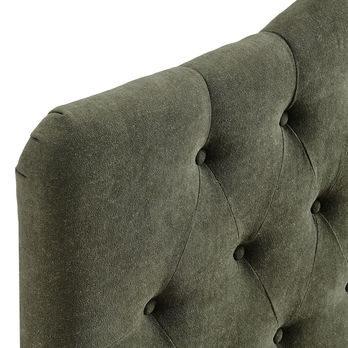 Annabel Sage Premium Linen Blend Queen Headboard - Ornate Home