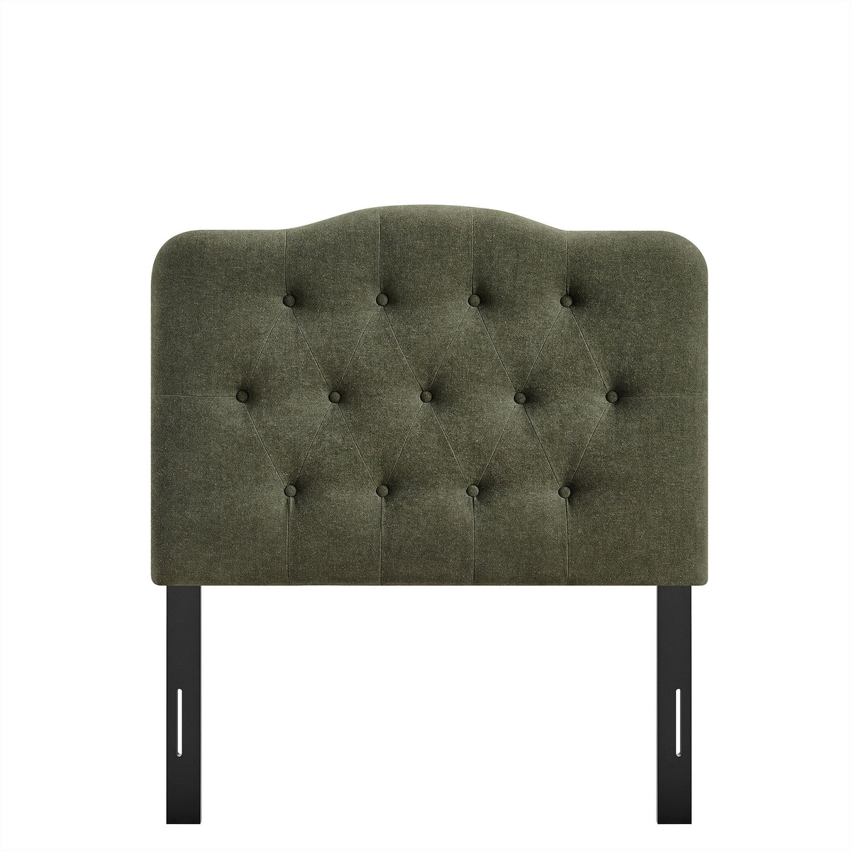 Annabel Sage Premium Linen Blend Twin Headboard - Ornate Home