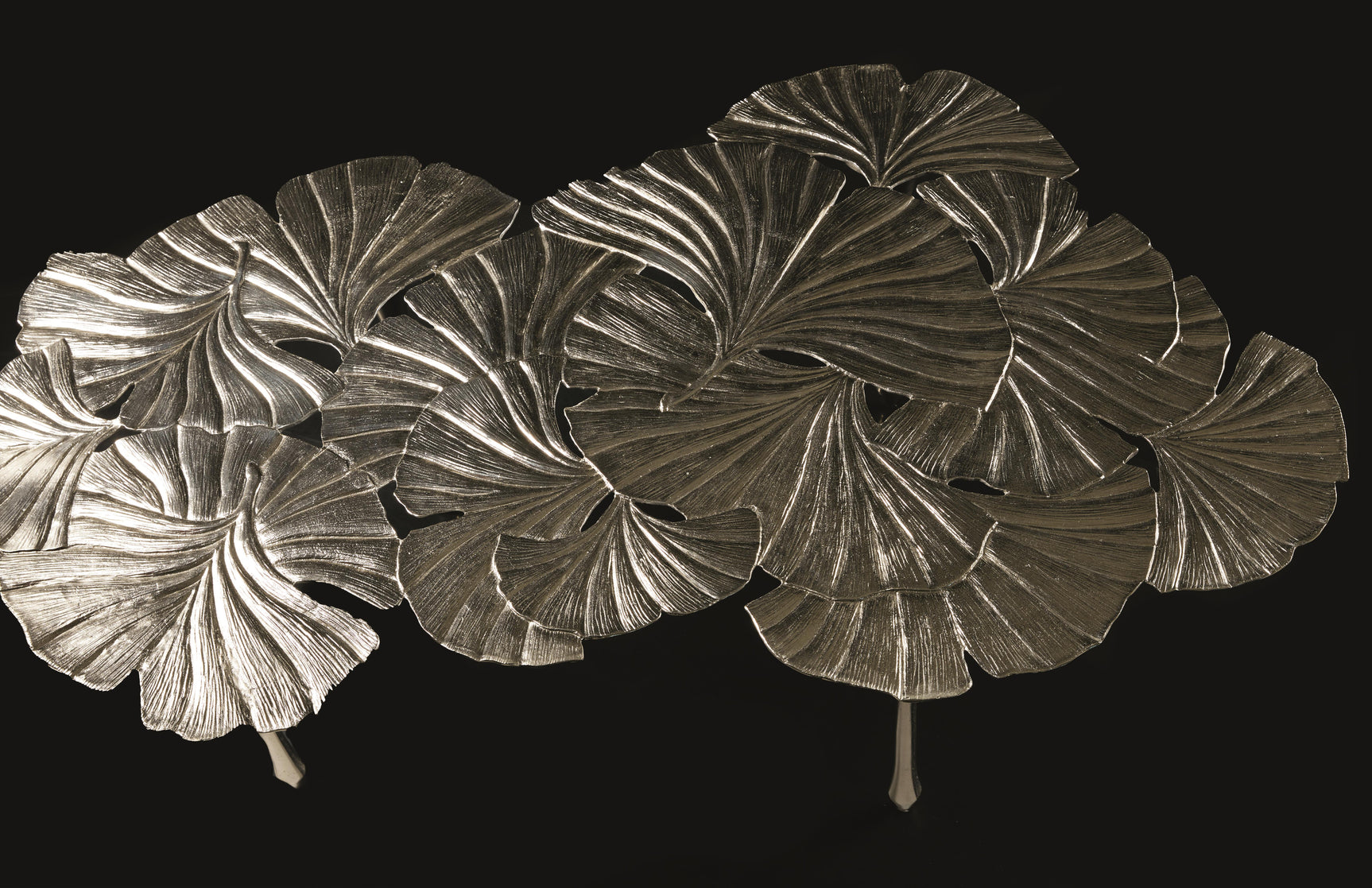 Annabella Satin Nickel Cocktail Table - Ornate Home