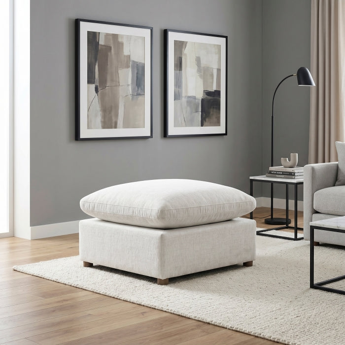 Annex Beige Ottoman - Ornate Home