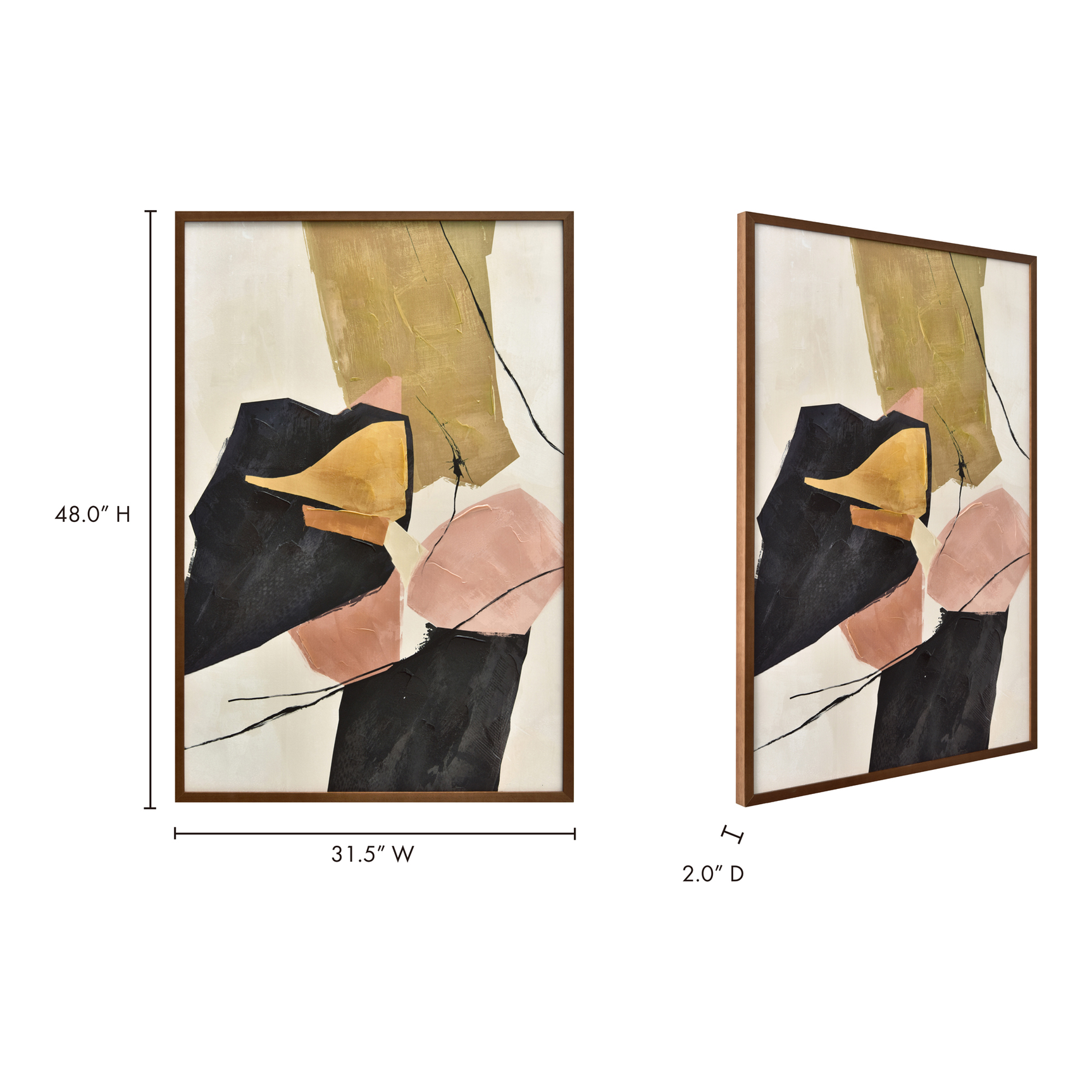 Anni Multicolor Framed Painting - Ornate Home