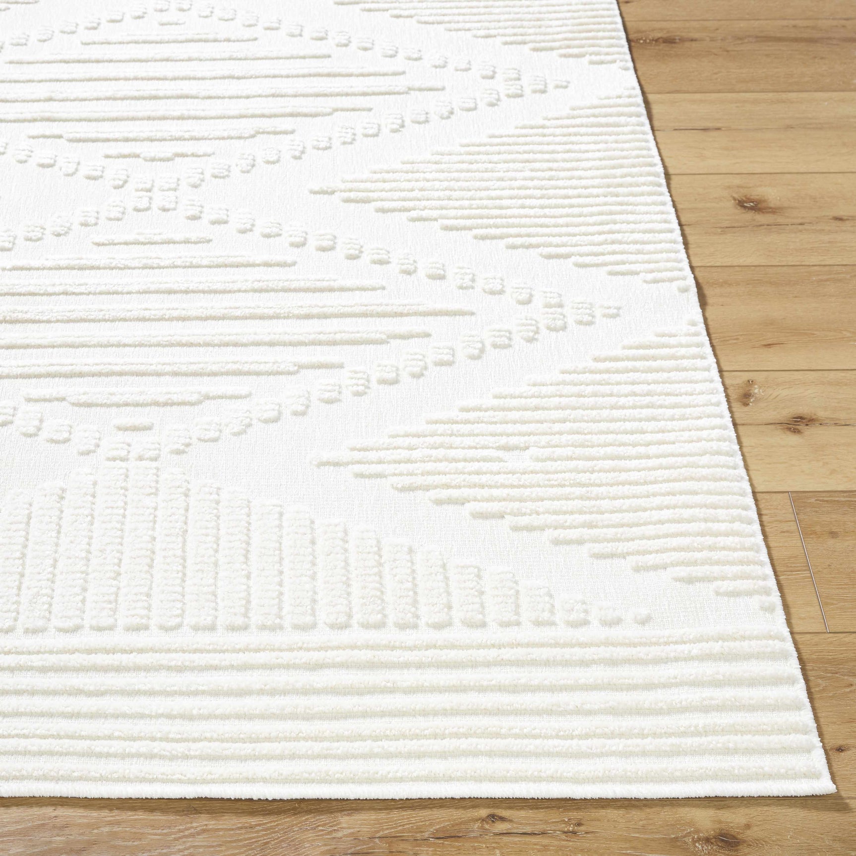 Annika Beige 3D Washable Area Rug - Ornate Home