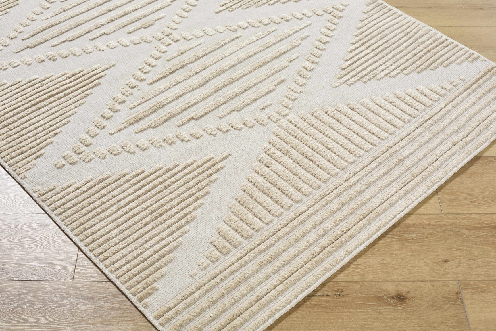 Annika Light Brown 3D Washable Area Rug - Ornate Home