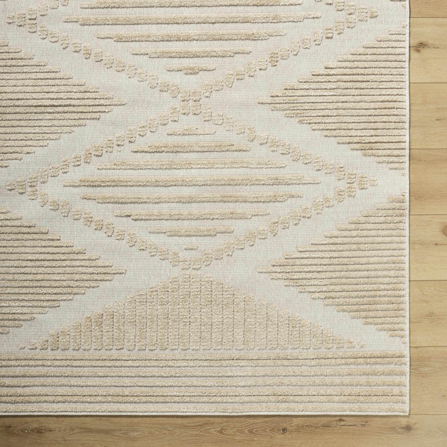 Annika Light Brown 3D Washable Area Rug - Ornate Home