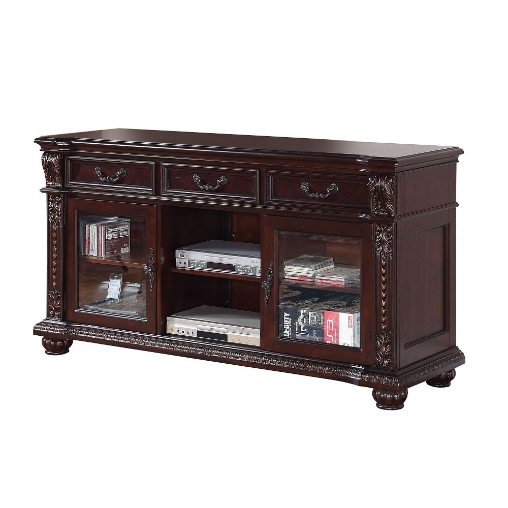 Anondale TV Stand in Cherry - Ornate Home