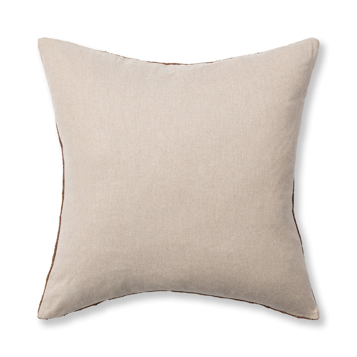 Ansel Pecan Brown 22"x22" Throw Pillow (Set of 2)