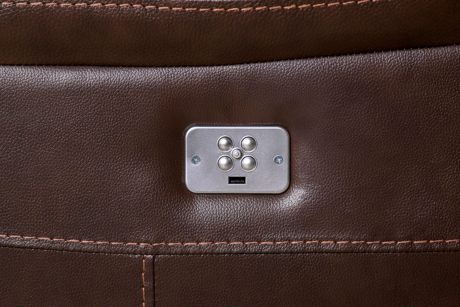 Antenor Brown Top Grain Leather Match Power Reclining Sofa & Loveseat - Ornate Home