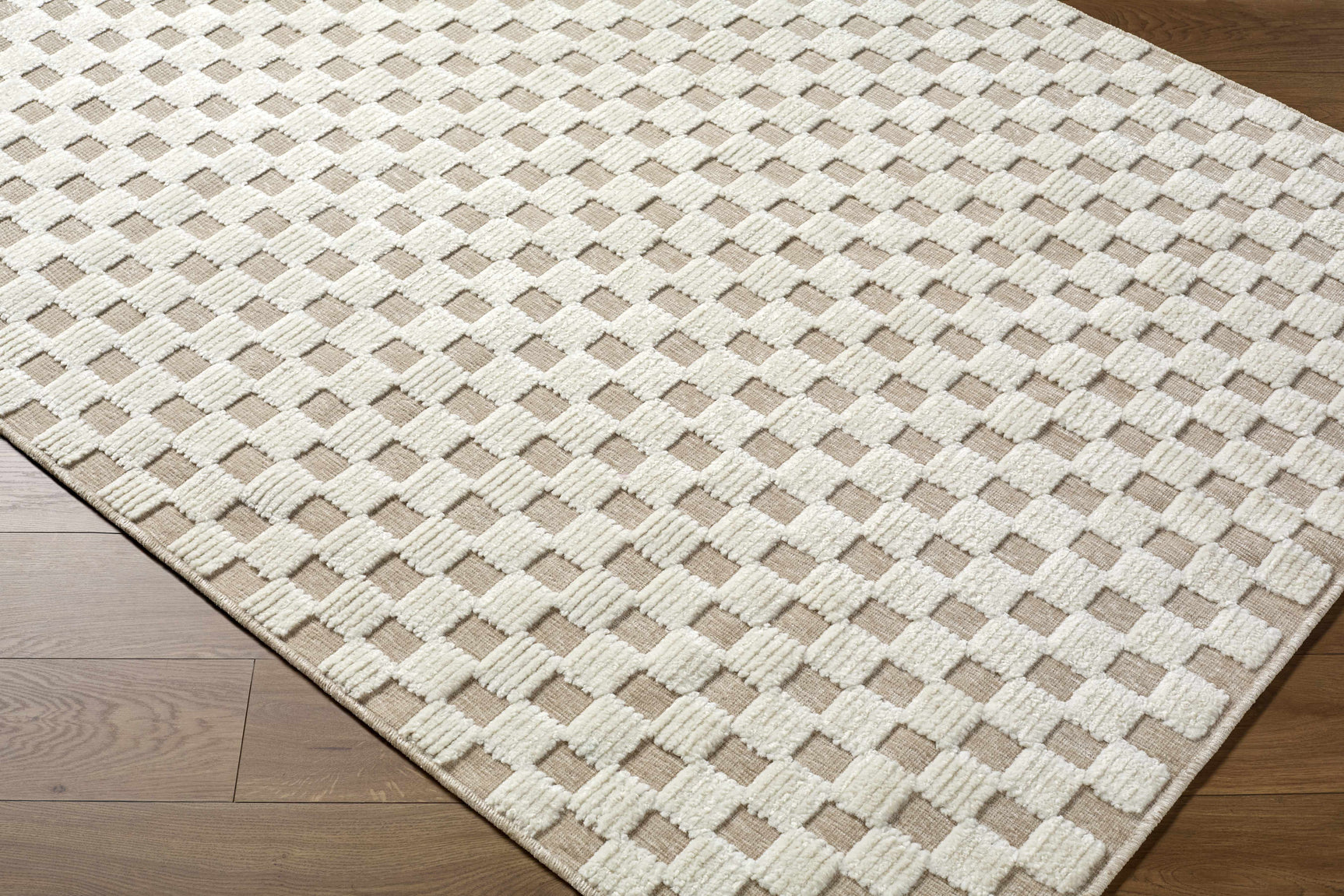 Anthea Light Gray Washable Area Rug - Ornate Home