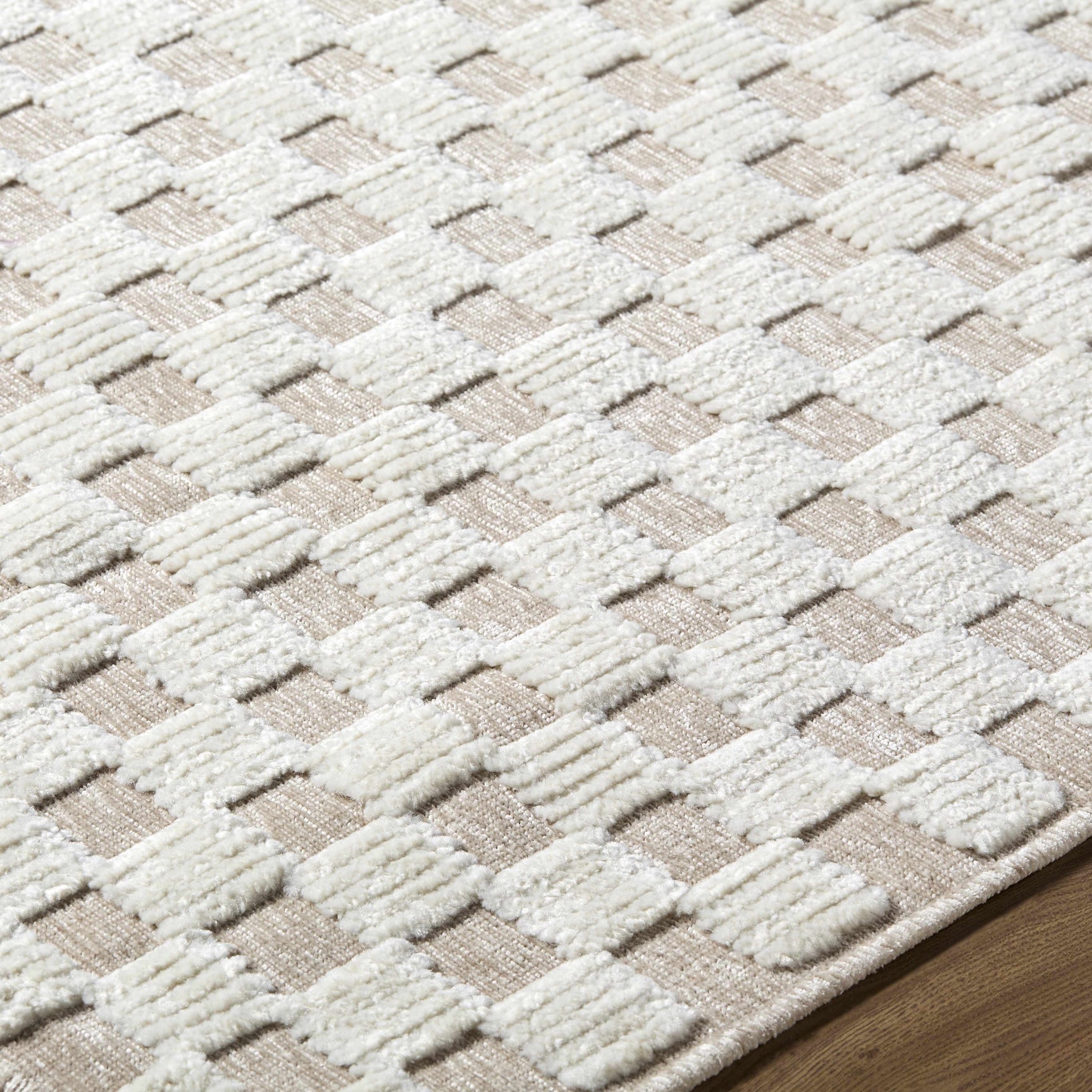 Anthea Light Gray Washable Area Rug - Ornate Home