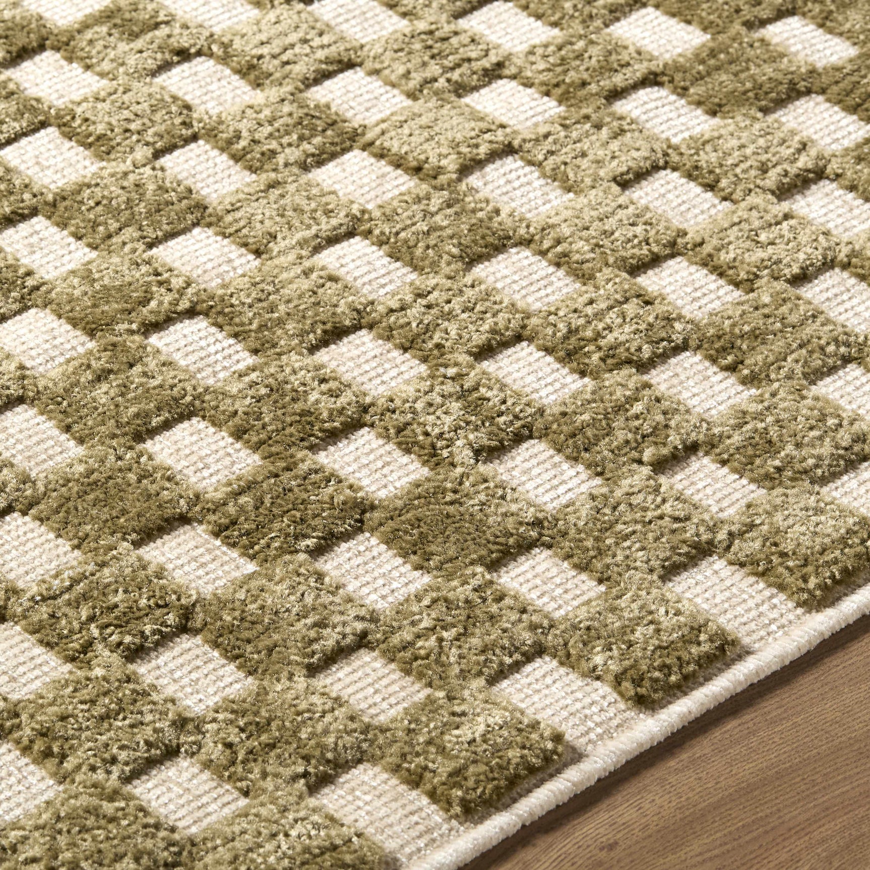 Anthea Olive Washable Area Rug - Ornate Home