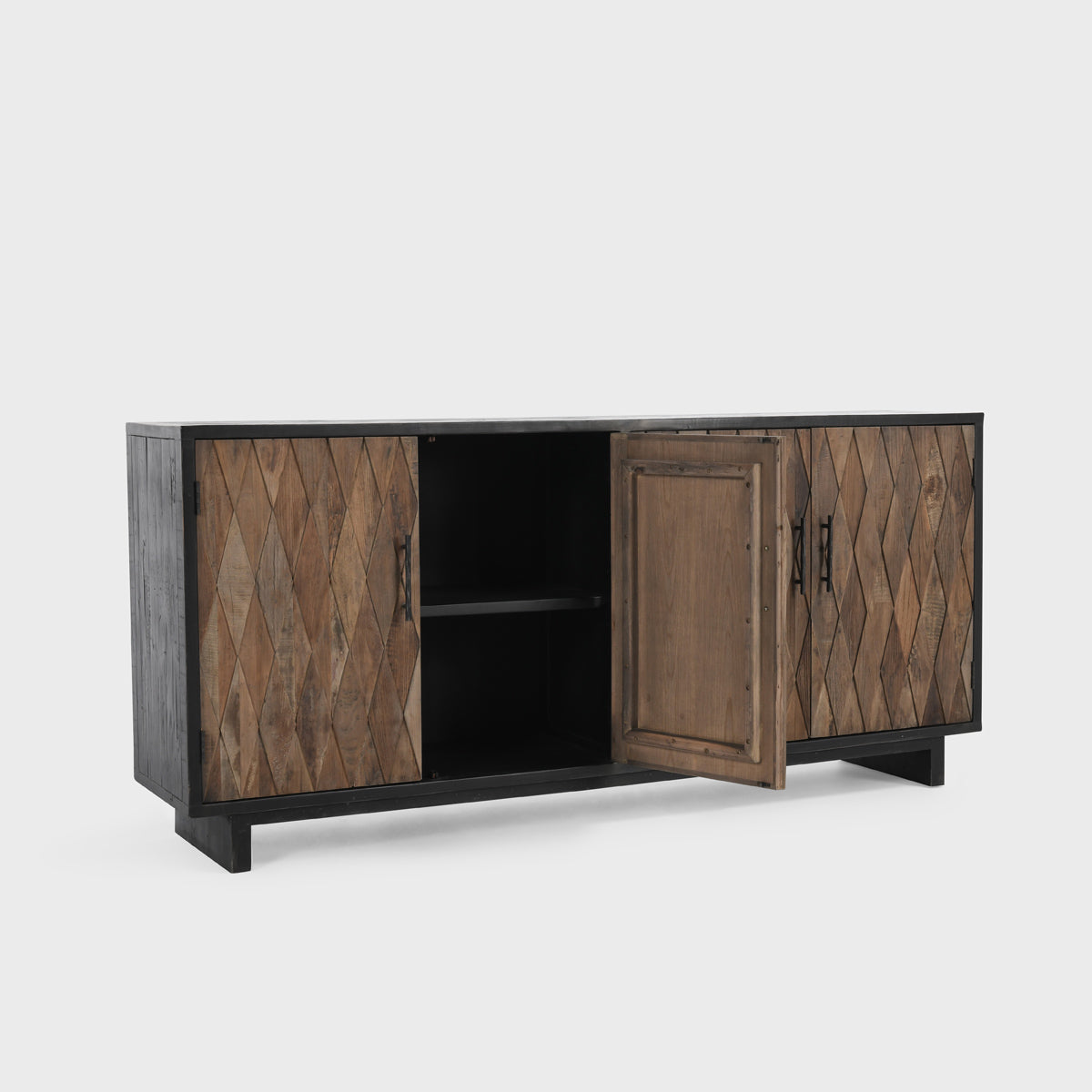 Anton Black/Natural Sideboard - Ornate Home
