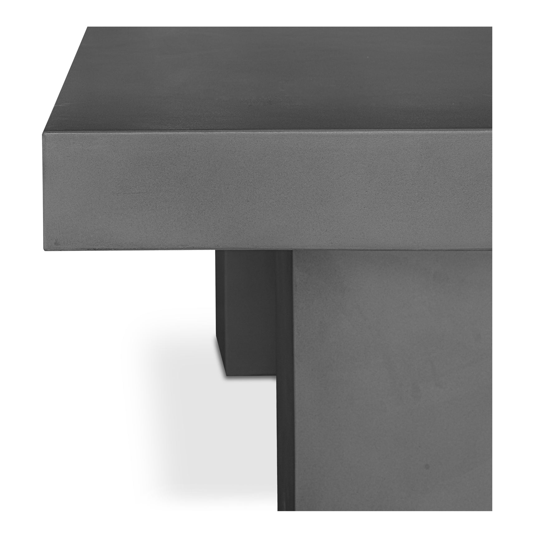 Antonius Dark Grey Outdoor Dining Table - Ornate Home