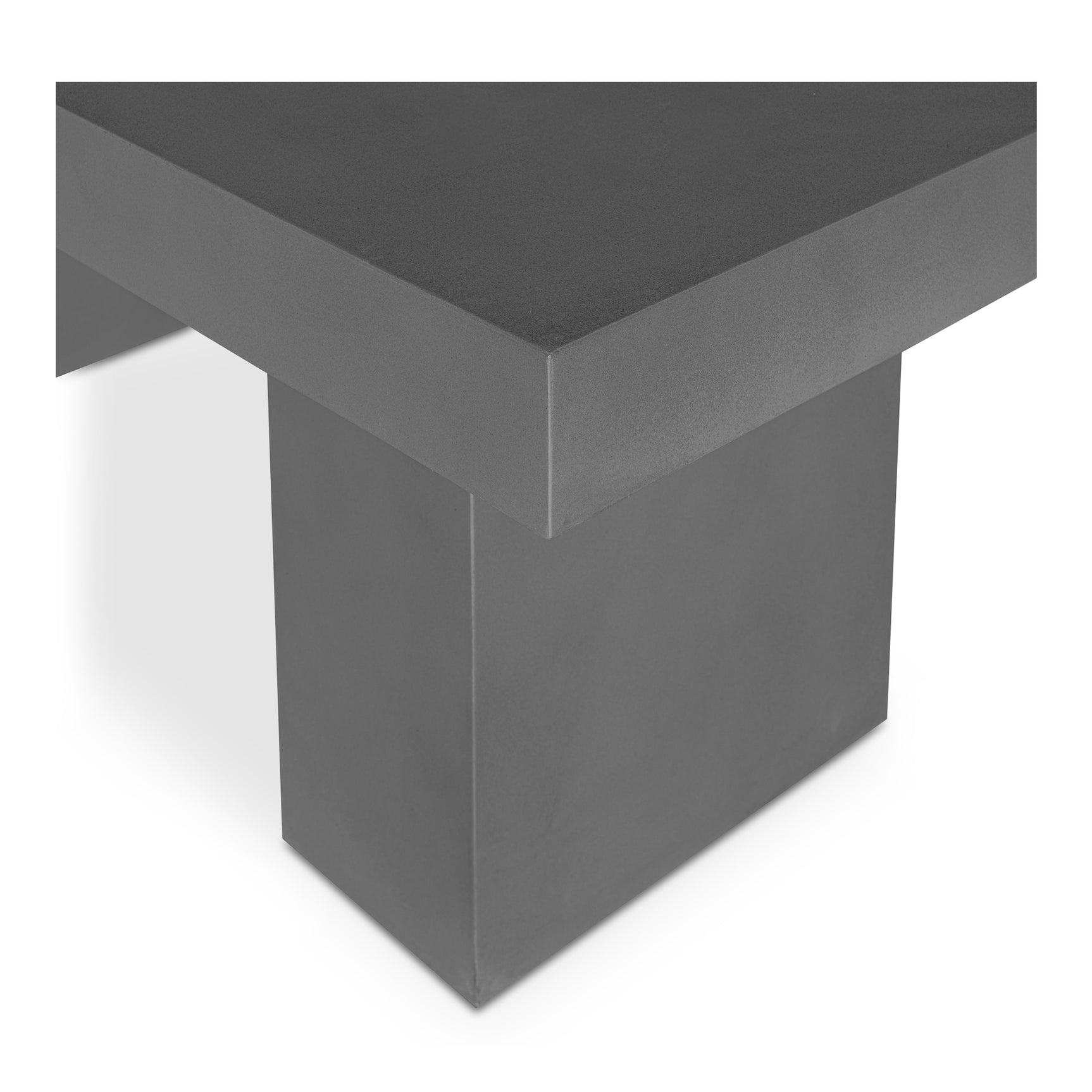 Antonius Dark Grey Outdoor Dining Table - Ornate Home