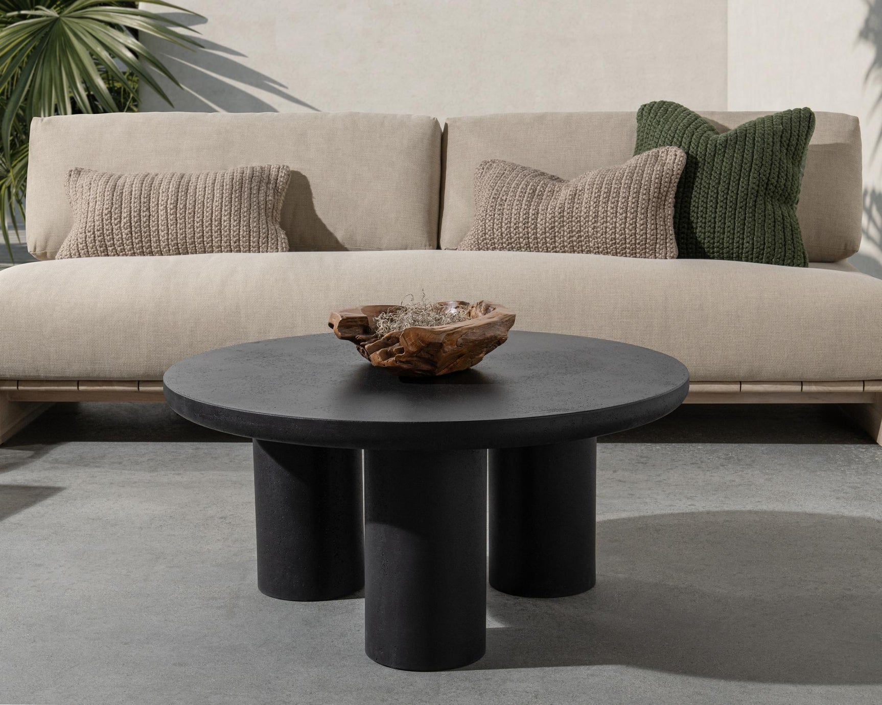 Anzio Black Outdoor Coffee Table - Ornate Home