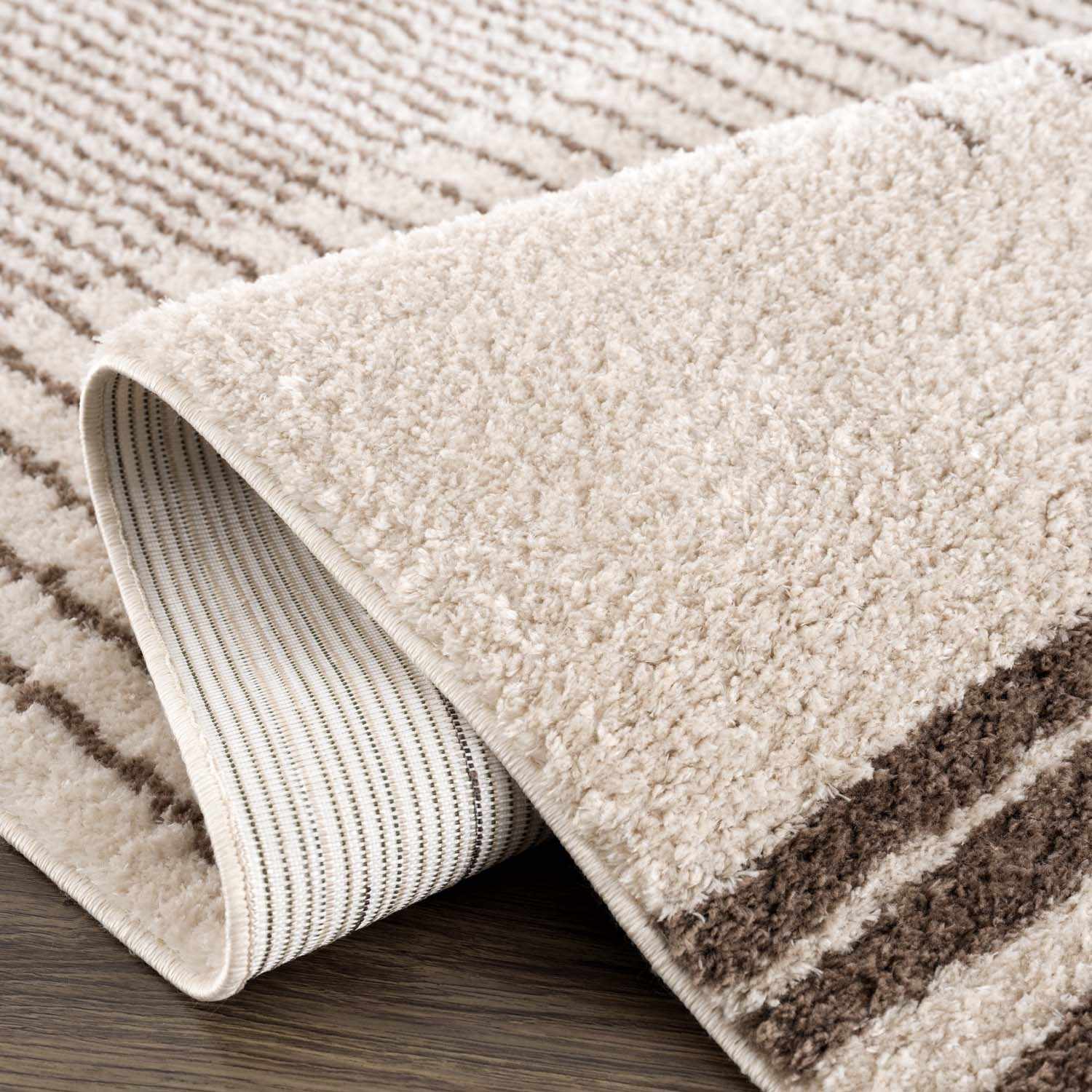 Apichu Brown Washable Area Rug - Ornate Home