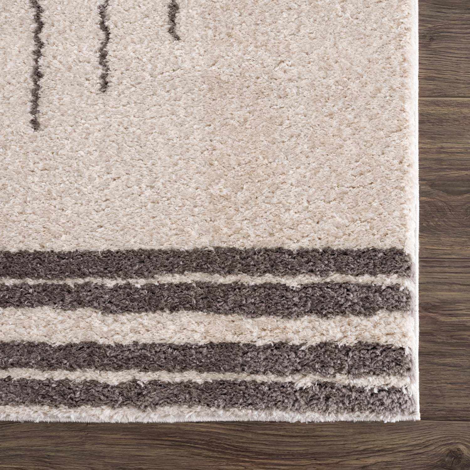 Apichu Charcoal Washable Area Rug - Ornate Home