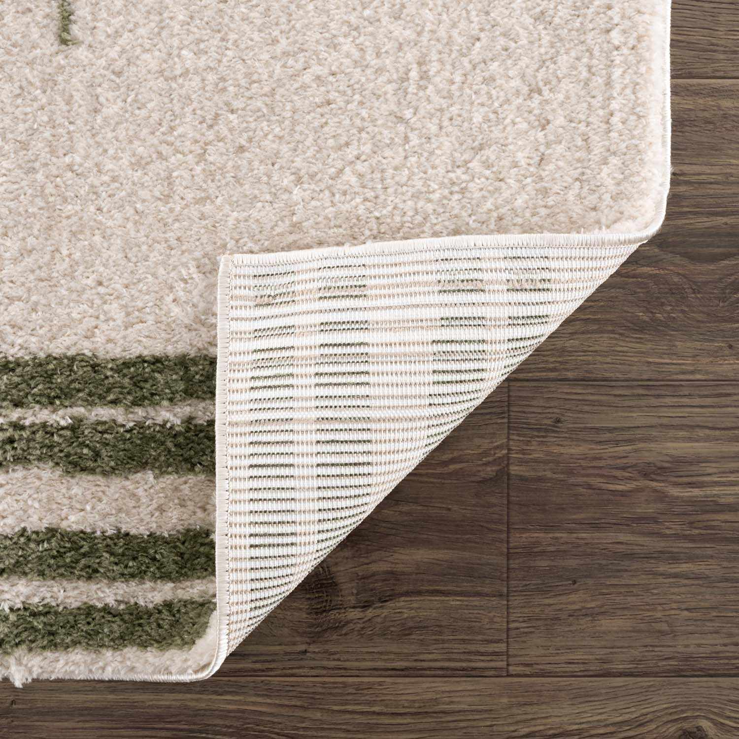 Apichu Green Washable Area Rug - Ornate Home