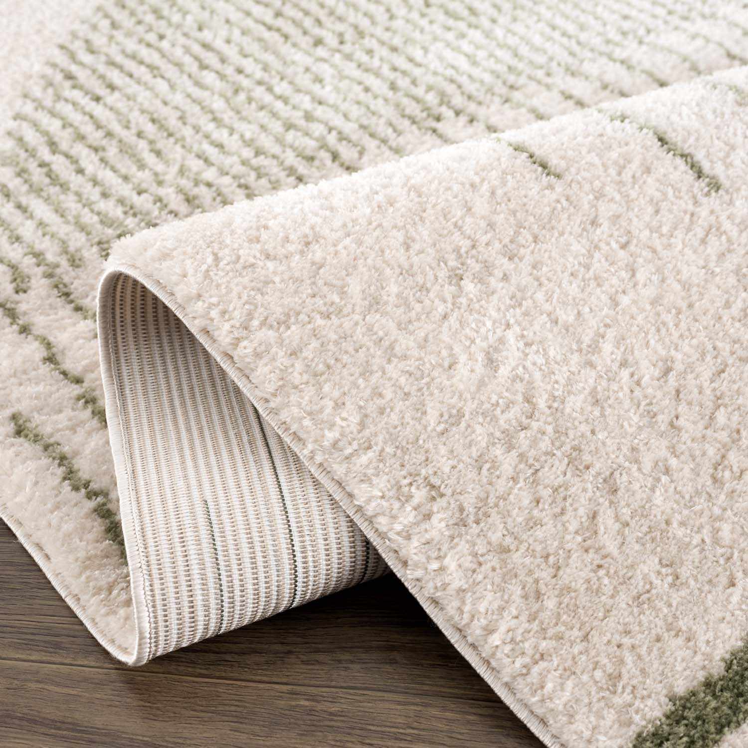 Apichu Green Washable Area Rug - Ornate Home