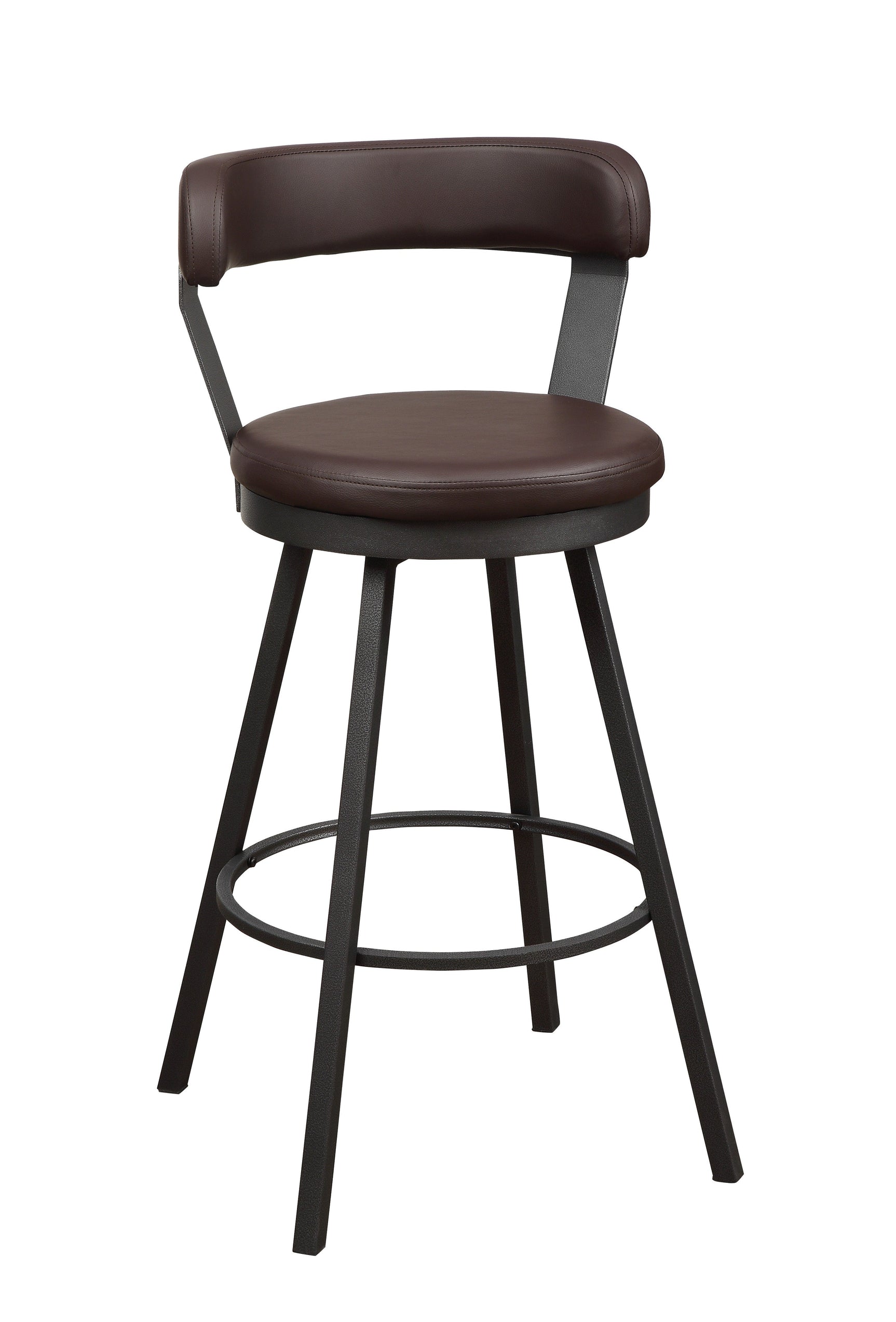 Appert Brown/Dark Gray Swivel Pub Height Chair - Ornate Home