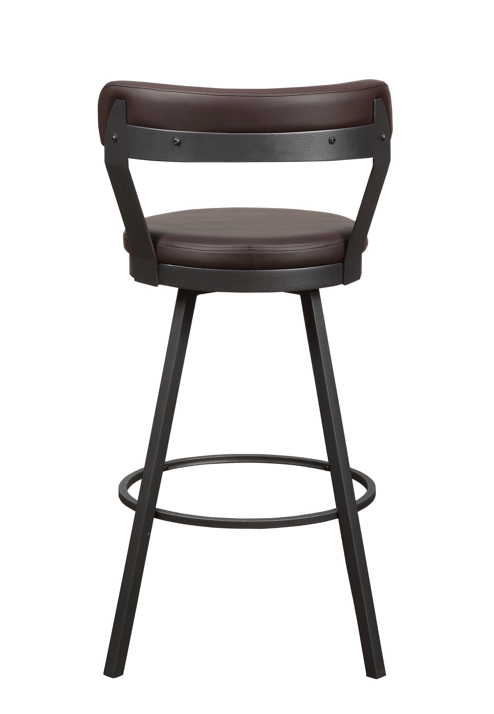 Appert Brown/Dark Gray Swivel Pub Height Chair - Ornate Home
