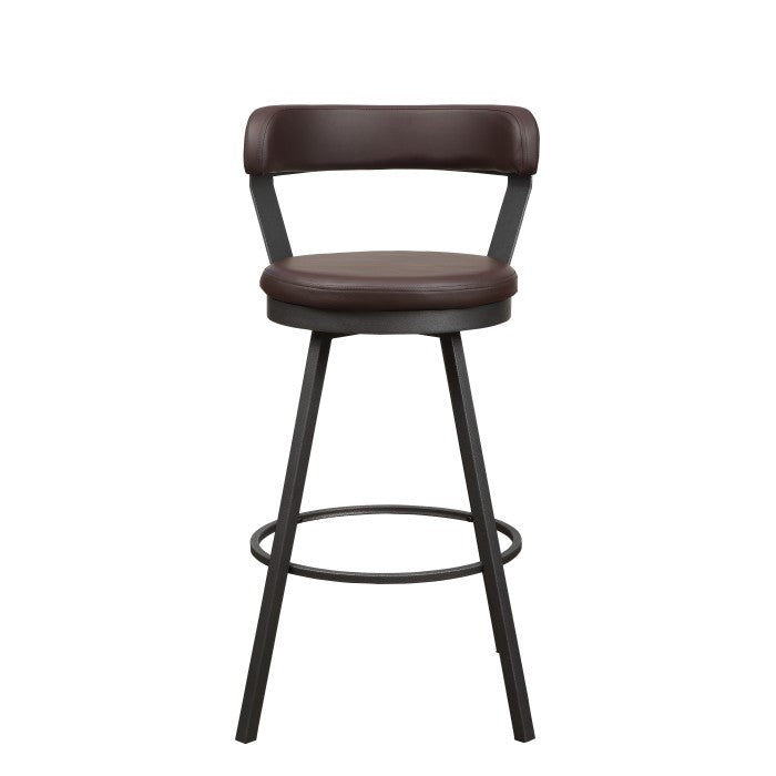 Appert Brown/Dark Gray Swivel Pub Height Chair - Ornate Home