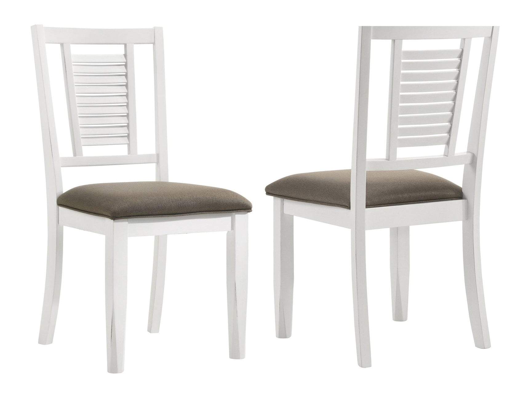 Appleton Distressed White Side Chair (Set of 2) - Ornate Home