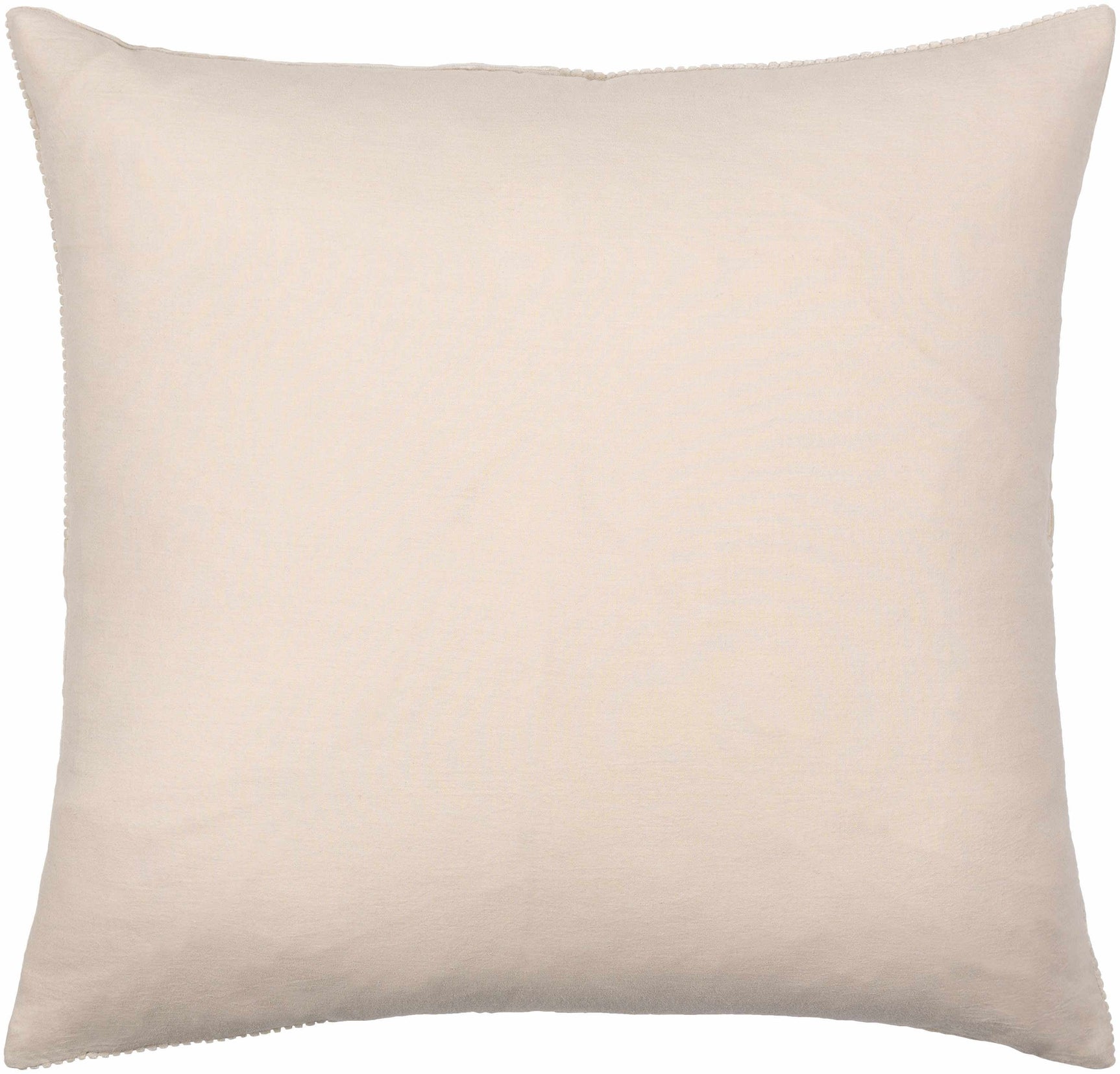 Aqil Beige Corduroy Patchwork Accent Pillow - Ornate Home