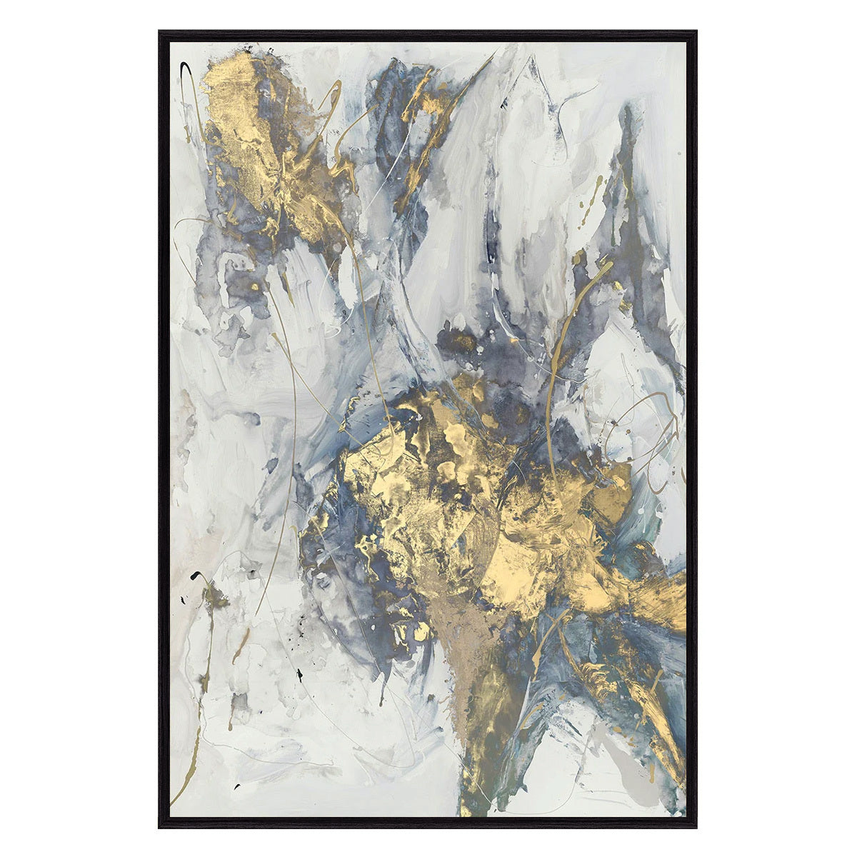 Aqua Gold Yellow Painting by Buddy Whitlock - Ornate Home