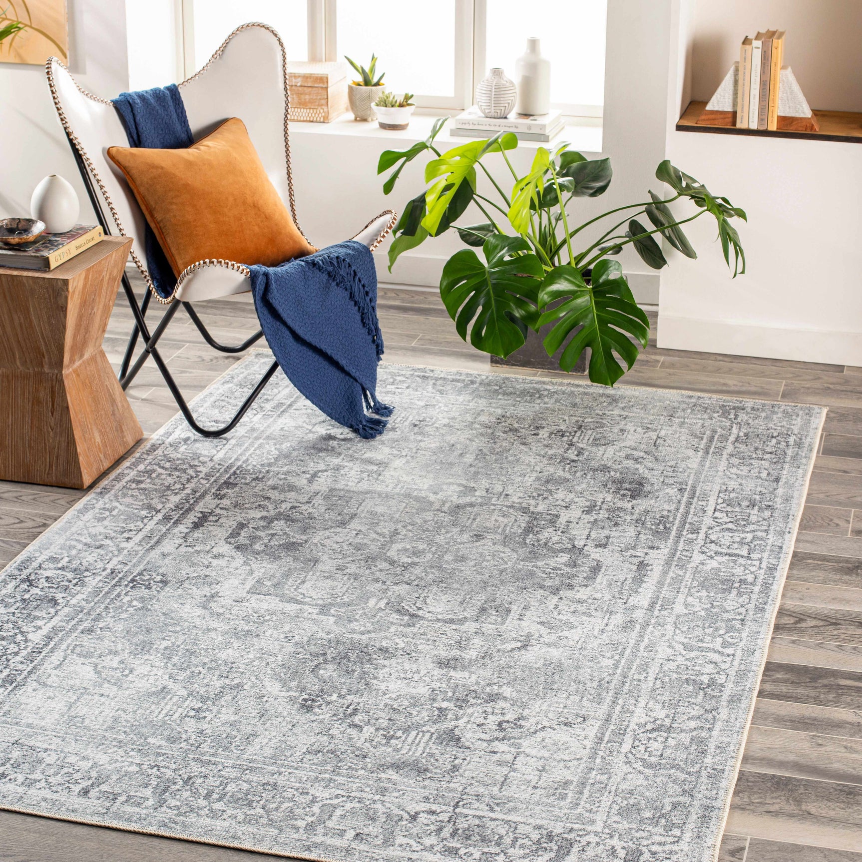 Aquino Washable Area Rug - Clearance - Ornate Home