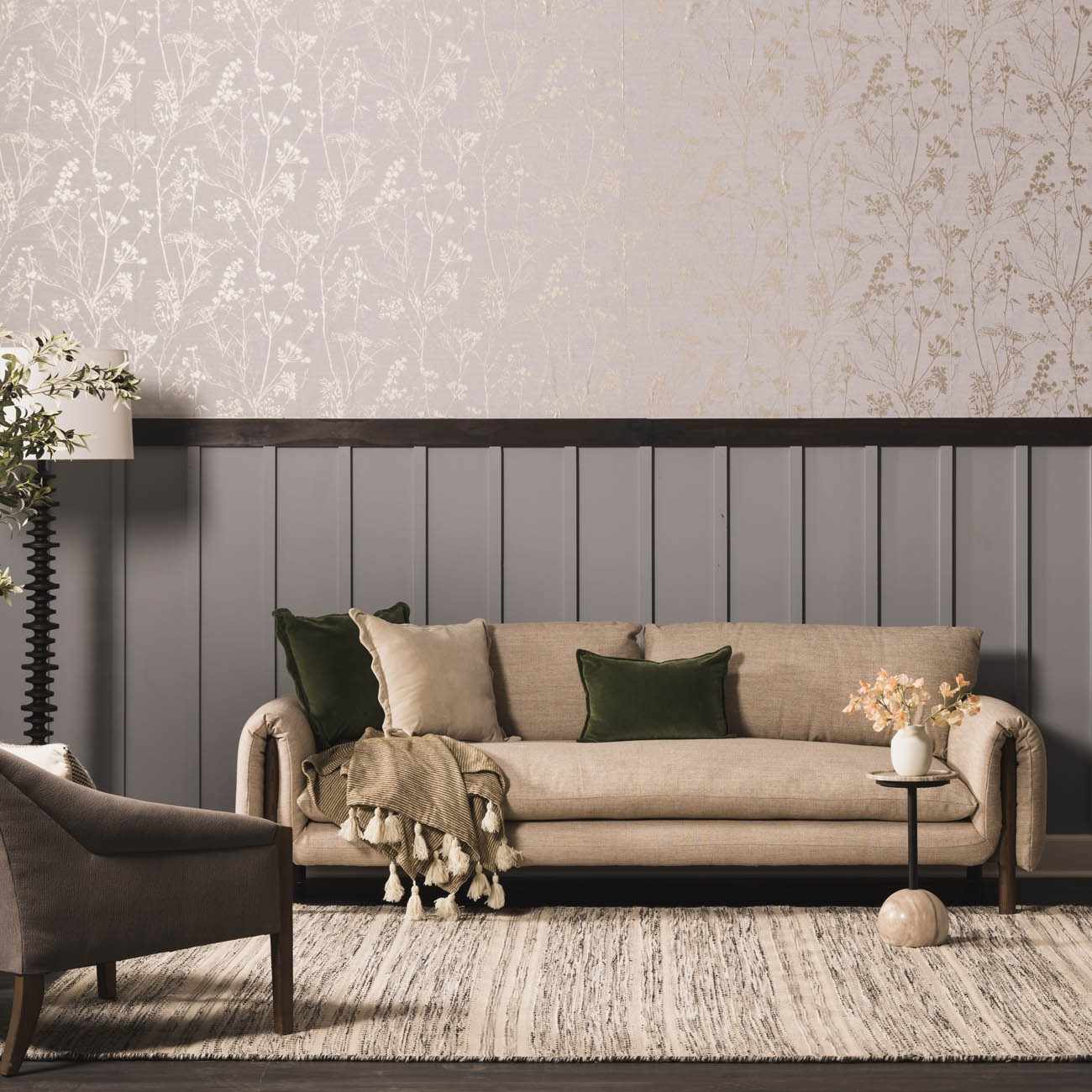Arabi Wool Area Rug - Ornate Home
