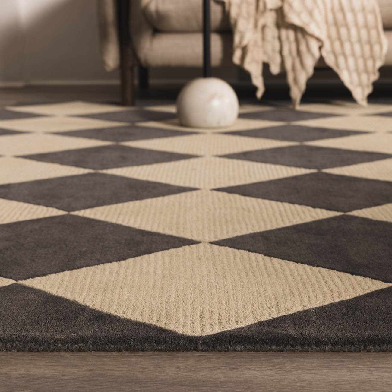 Aradia Charcoal Area Rug - Ornate Home