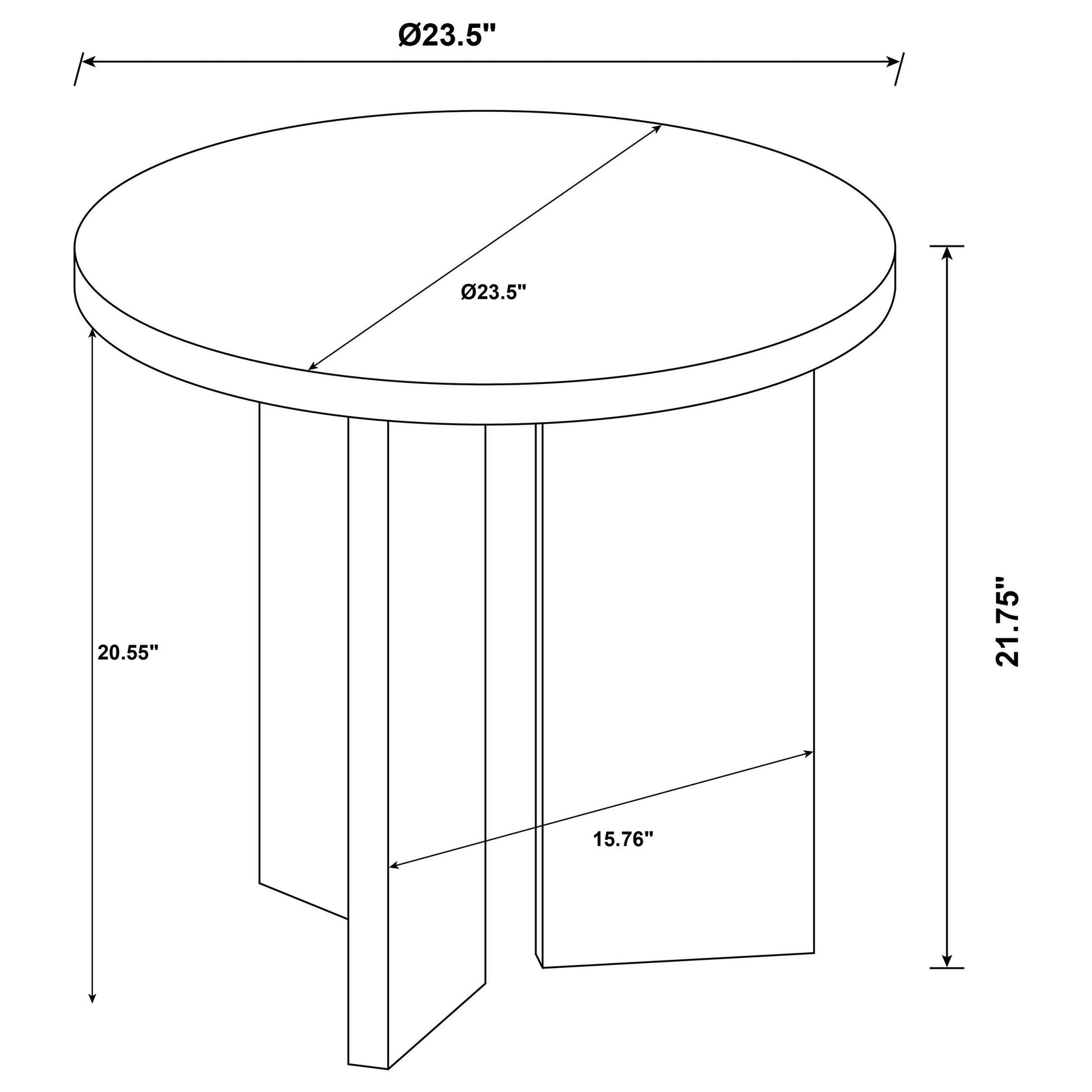 Aragon Dark Rustic Mango End Table - Ornate Home