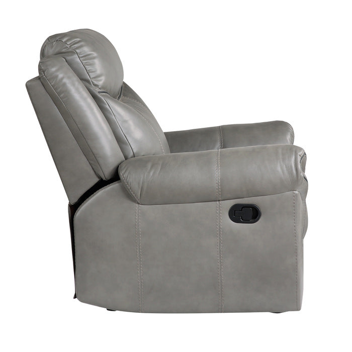 Aram Gray Glider Reclining Chair - Ornate Home
