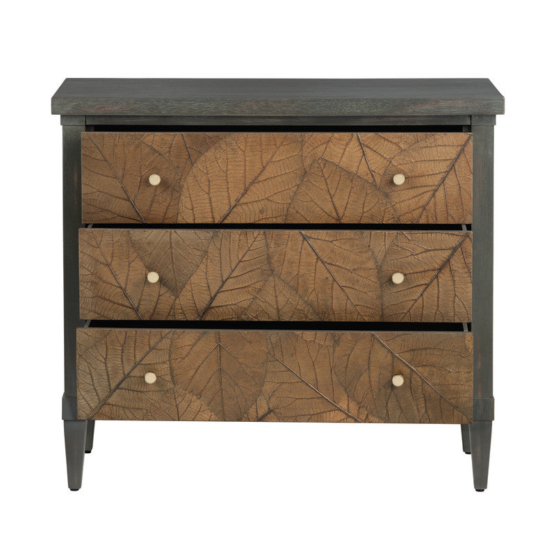 Arbor Gray/Brown Three-Drawer Chest - Ornate Home
