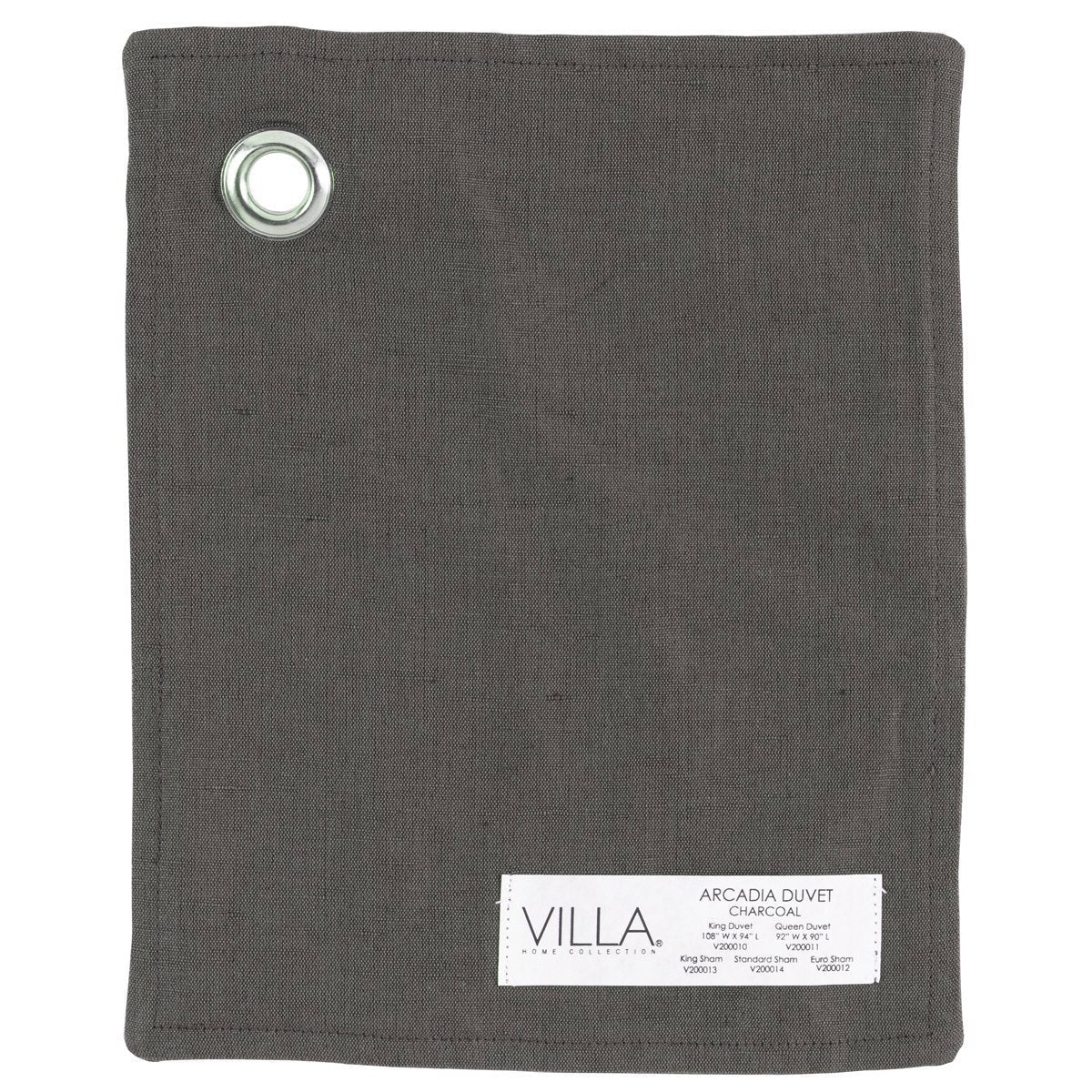 Arcadia Charcoal Duvet Cover - Ornate Home