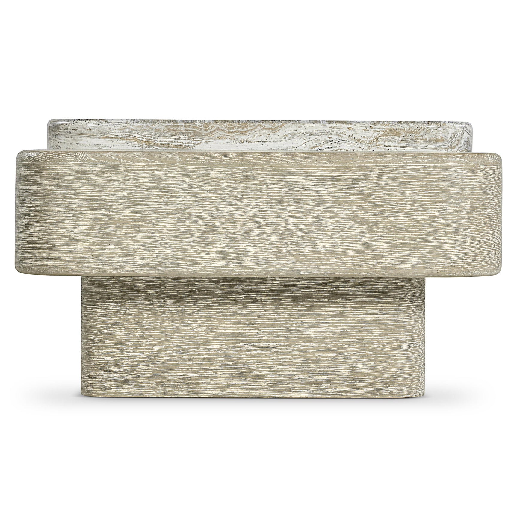 Arcadia Clay/Kalta Faux Stone Cocktail Table - Ornate Home